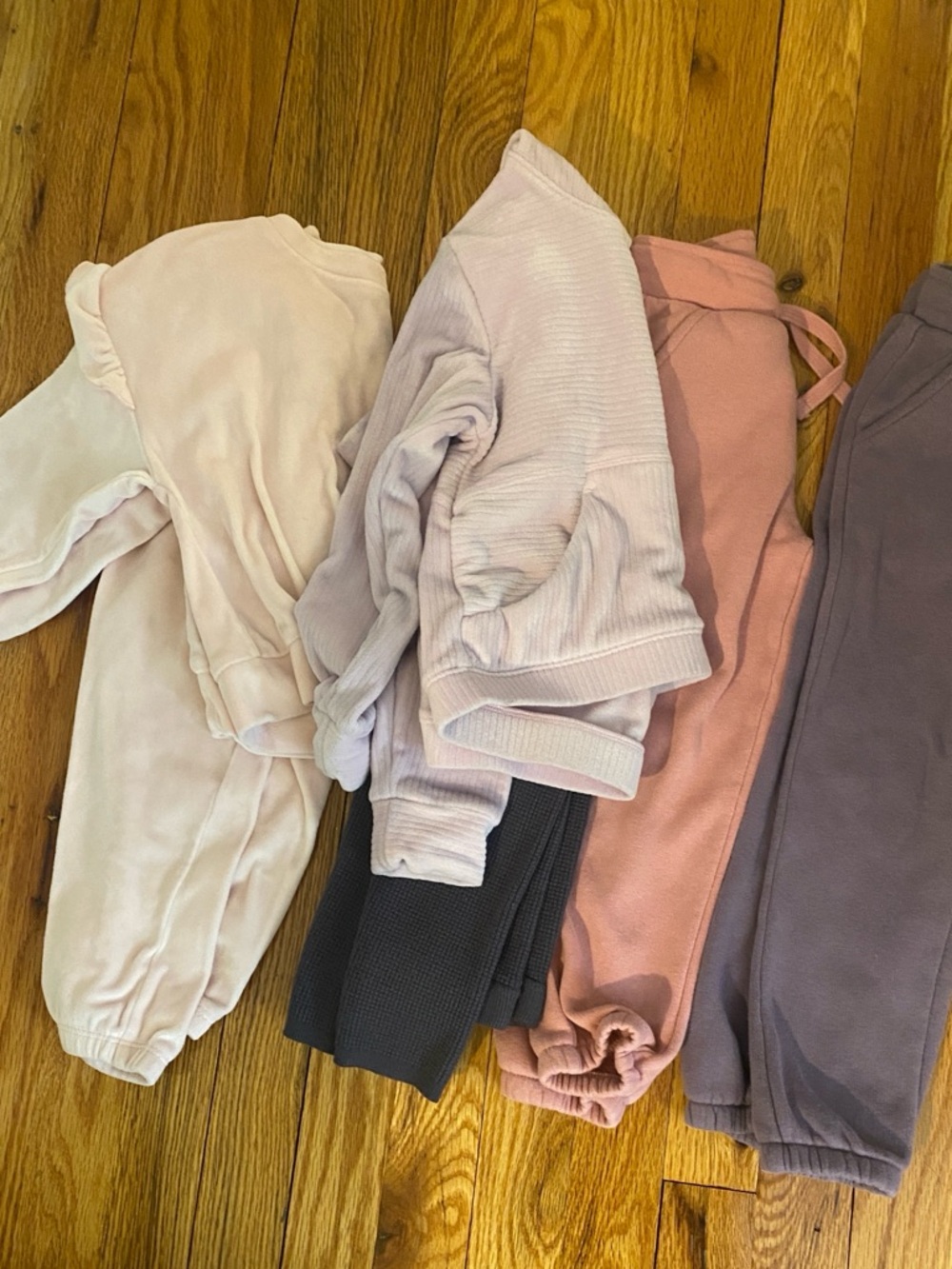 okie dokie Kids Sweatpants Pack - Pink, Lavender, Mauve